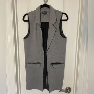 Topshop long vest